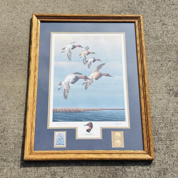 Harry Antis 1993 Earth Day "Windriders" collectors edition with stamp and 2 coin - Picture 1 of 7